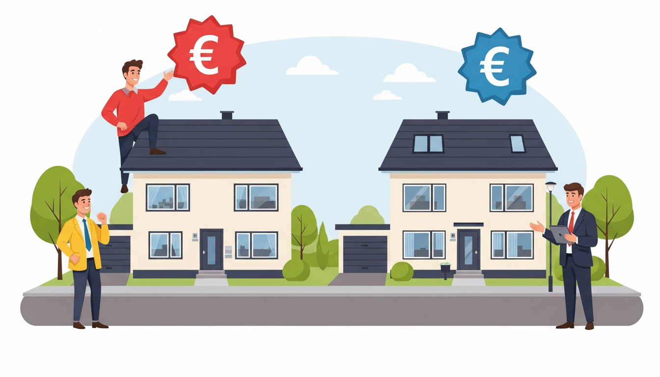 Mein Nachbar hat aber mehr bekommen für seine Immobilie